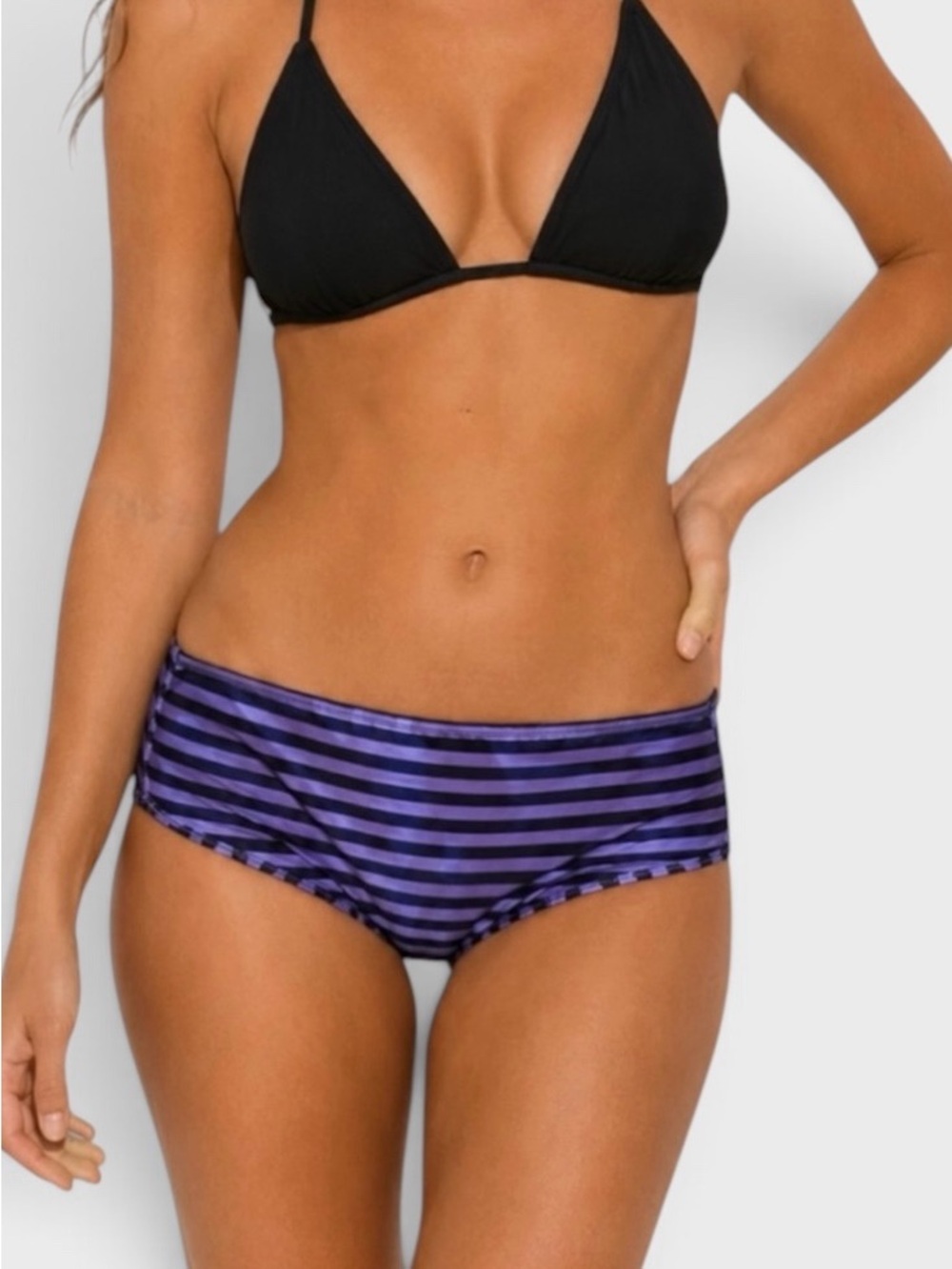 812 10/$50🏄🏻‍♀️ J Crew Striped High Waisted Swim Bottom